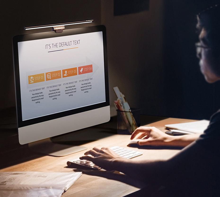Eye-protecting LED computer lamp