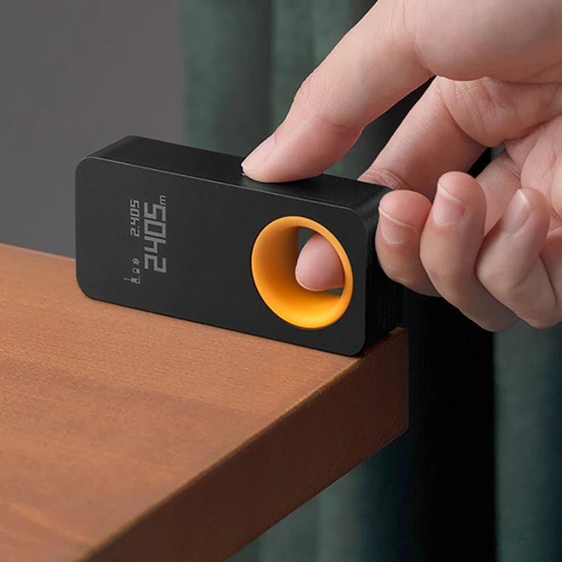 Laser tape measure with LED display