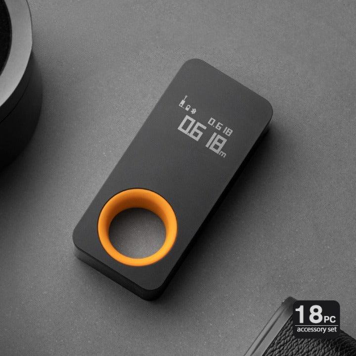 Laser tape measure with LED display