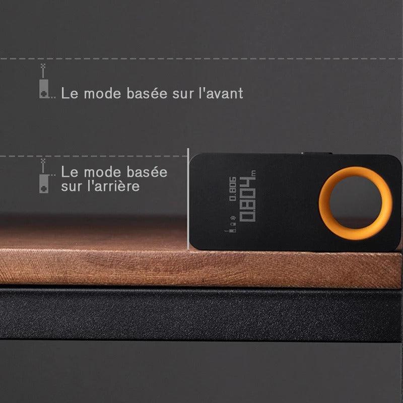 Laser tape measure with LED display