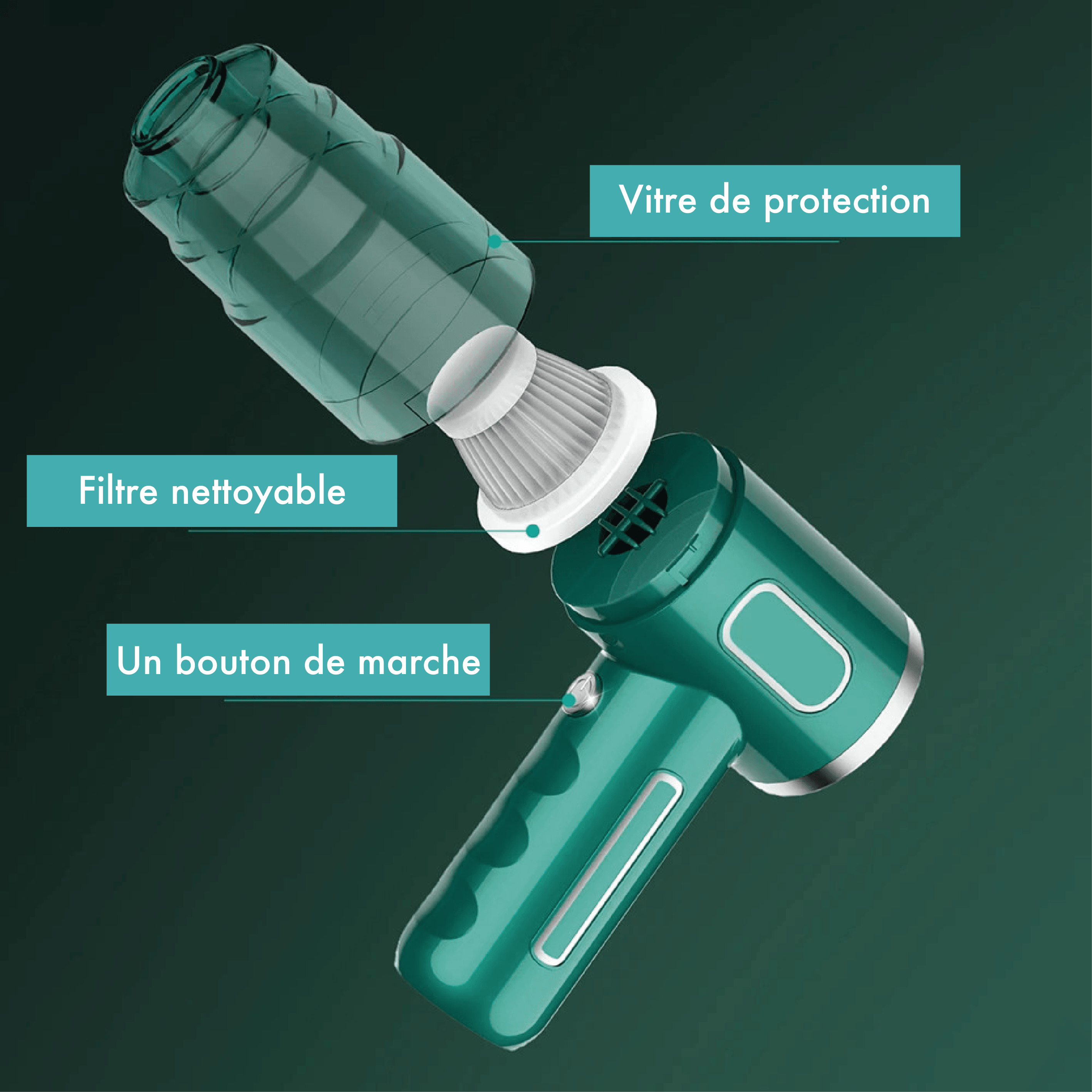 PockeTornado | Compact multi-function vacuum cleaner