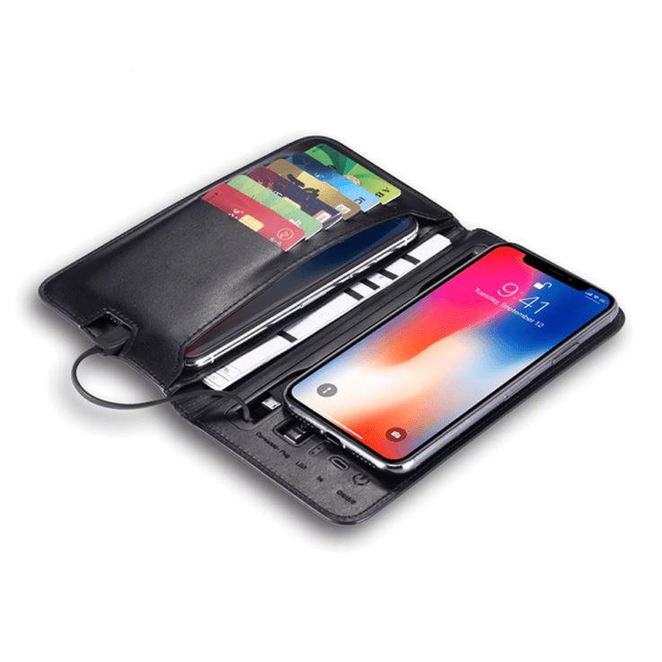 Wireless Port Wallet for Smartphone